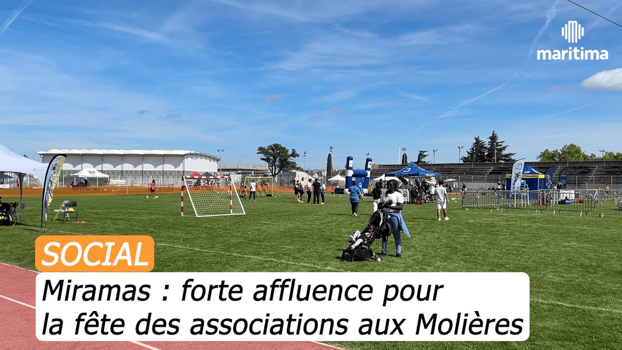 Miramas : forte affluence pour la fête des associations aux Molières