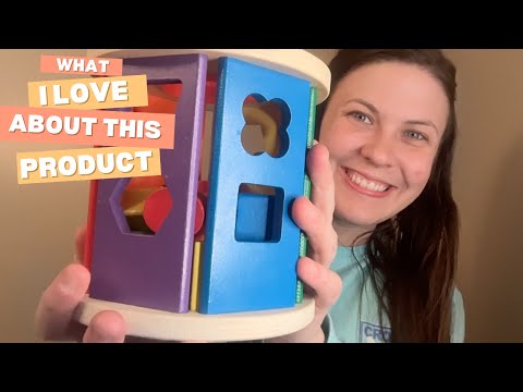 Melissa & Doug Match and Roll Shape Sorter - Classic Wooden Toy