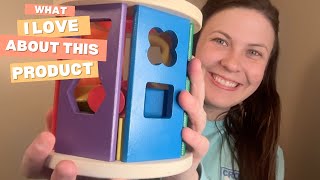 Melissa & Doug Match and Roll Shape Sorter - Classic Wooden Toy