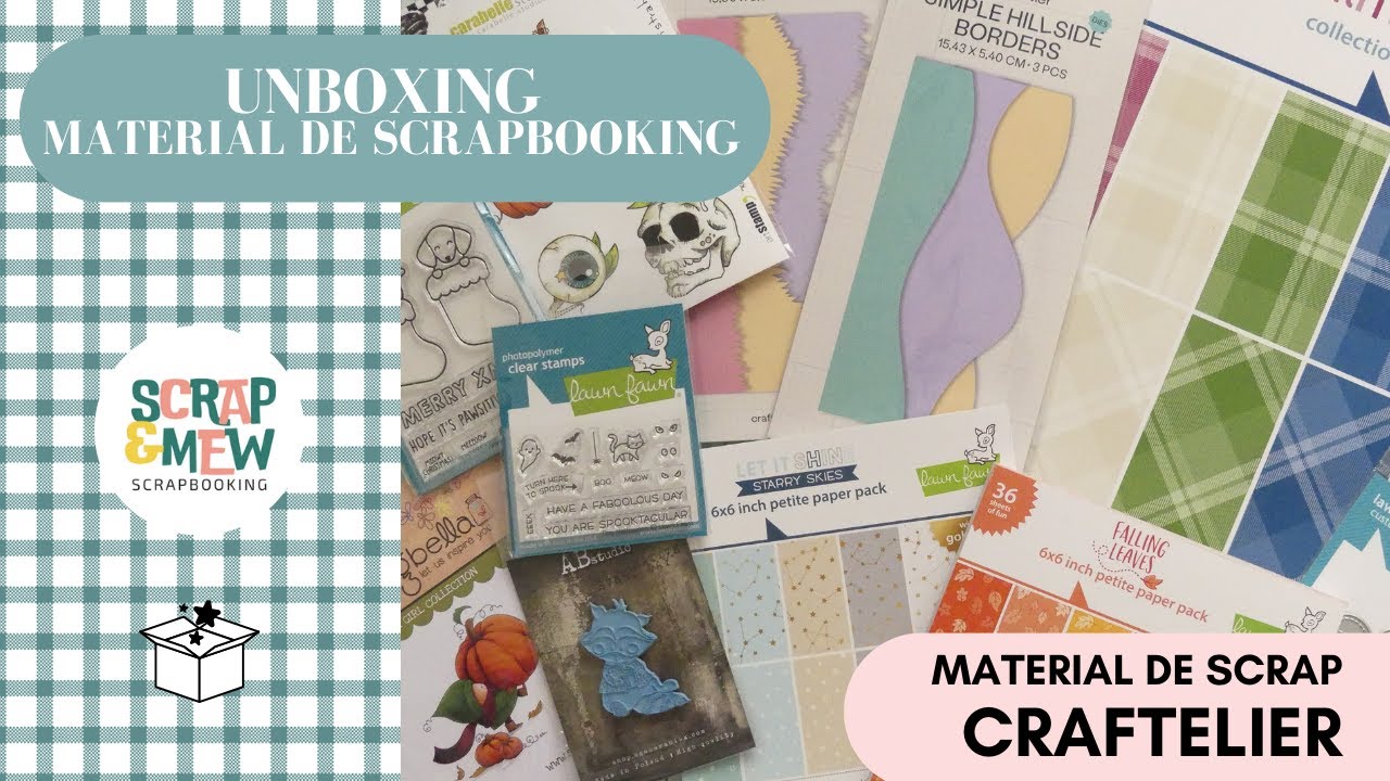 UNBOXING: MIS COMPRAS DE SCRAPBOOKING EN CRAFTELIER-HARTEM