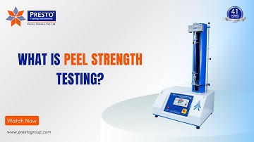 Peel Tester: Unveiling Precision in Material Adhesion Testing | presto group
