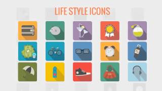 Animated Icons set for Character City
