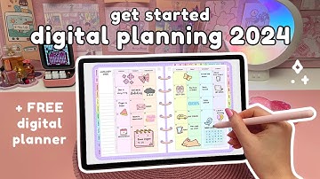 How to Plan on your iPad or Samsung Tablet ✏️✨ + FREE Digital Planner 2024 💗 Digital Planning