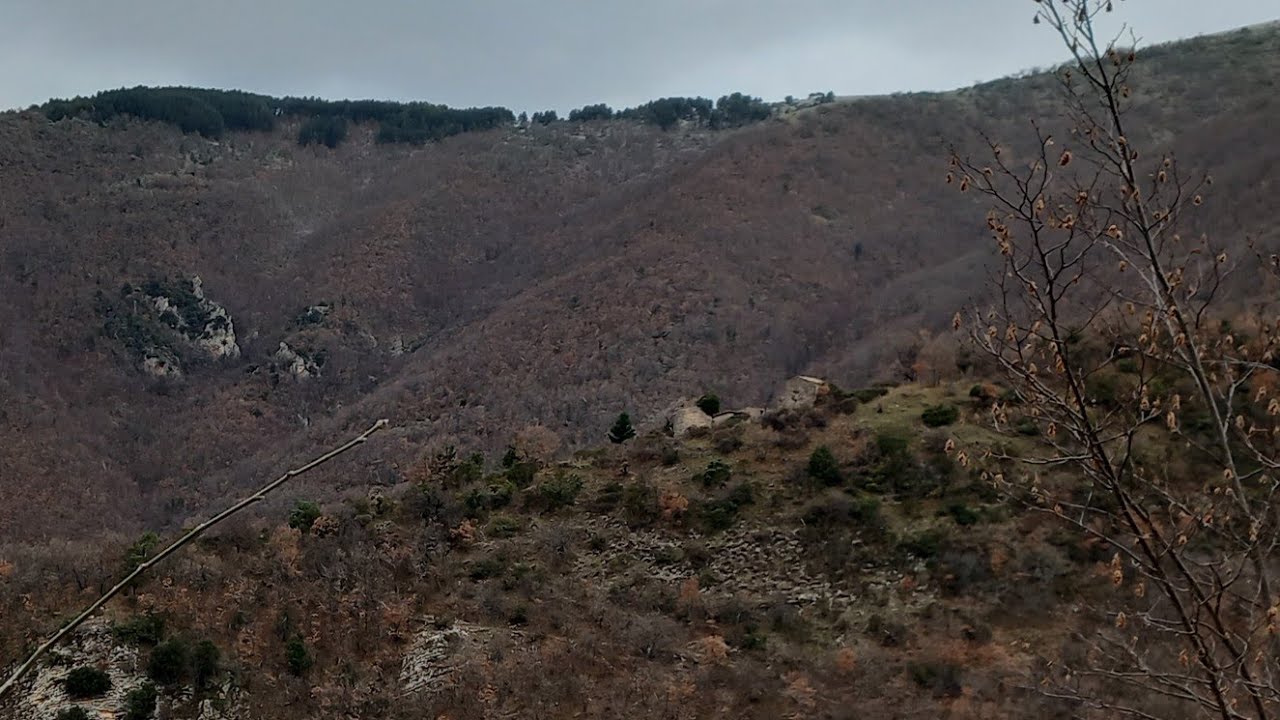 Dal Salto del Cieco a casa di Pietro l'eremita in inverno