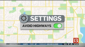 Avoiding highways on your maps app