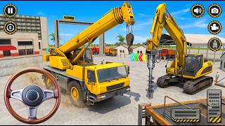 🚧 City Road Construction Simulator 3D gameplay 🚧 Heavy Equipment Simulator Gameplay screenshot 4