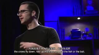 TED 中英雙語字幕:  喬許‧克萊因 Joshua Klein 揭露烏鴉過人的智慧