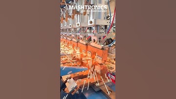 Mesh Welder for reinforcement mesh with top and below cross wire welding #wiremeshweldingmachine