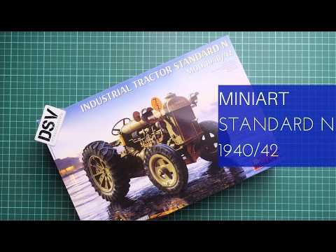 Video: MiniArt 35466 Standard N průmyslový traktor mod. 1940/42 (1/35)