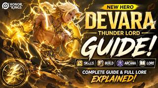 NEW HERO DEVARA GUIDE! Skills, Build, Arcana & Full Lore Explained | Honor of Kings