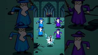 Wizards vs Stickman ⚡️ Epic Magic Battle Begins! #shorts #youtubeshorts screenshot 2