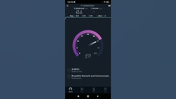 Speed Test by Ookla #subisu #shorts