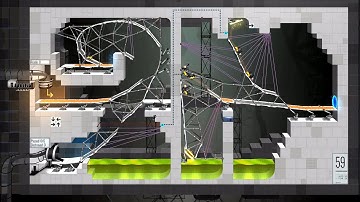 Bridge Constructor Portal Convoy Level 59