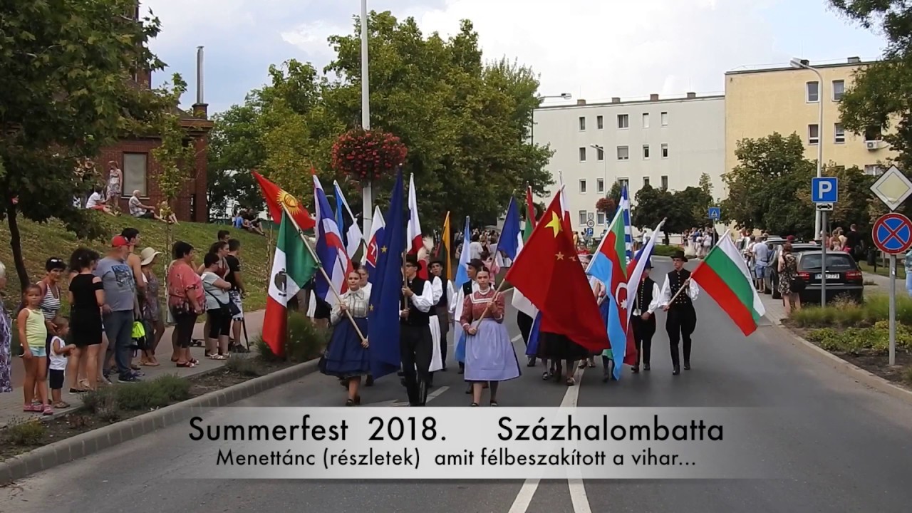 Summerfest 2018. - Százhalombatta - Menettánc, amit félbeszakított a vihar.