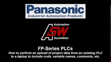 ASW - Panasonic FP PLC Upload with Variable Names and Comments