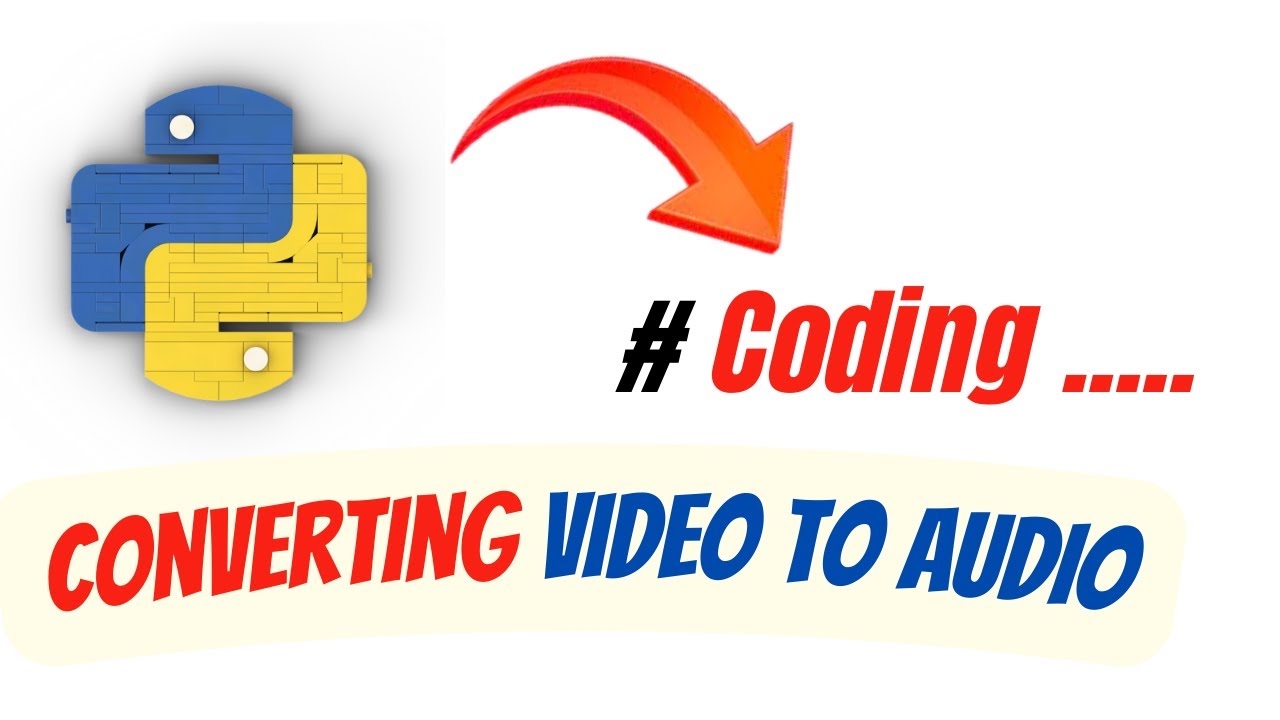 Converting Video to Audio Python Project - Python Projects For Beginners in English