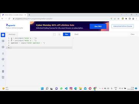 How to write code for developing a simple calculator using python  | CCBPian @NxtWaveTech #nxtwave