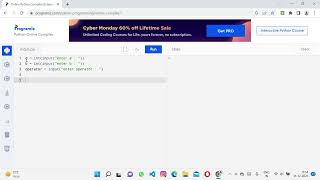 How to write code for developing a simple calculator using python  | CCBPian @NxtWaveTech #nxtwave