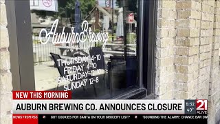 Details Auburn Brewing Company closing its doors ahead of the new year News