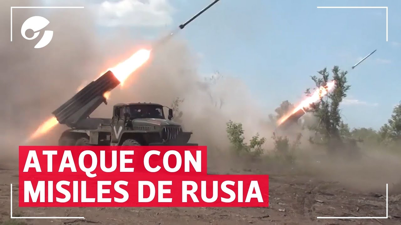 RUSIA lanza un ATAQUE con MISILES contra las posiciones de tiro detectadas de UCRANIA en la guerra