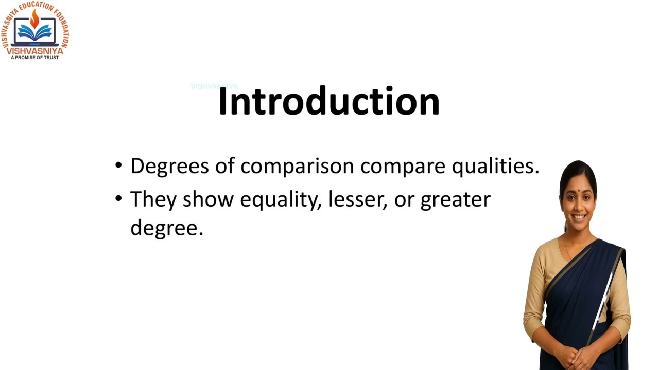 English: Degrees of Comparison
