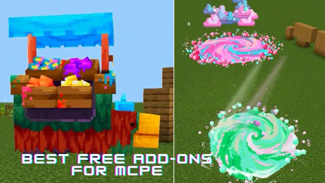 Best FREE Add-ons for MCPE Minecraft Bedrock - YouTube