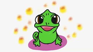 塔の上のラプンツェルのパスカル Pascal Tangled 簡単かわいいイラストレッスン52 家で一緒にやってみよう Youtube