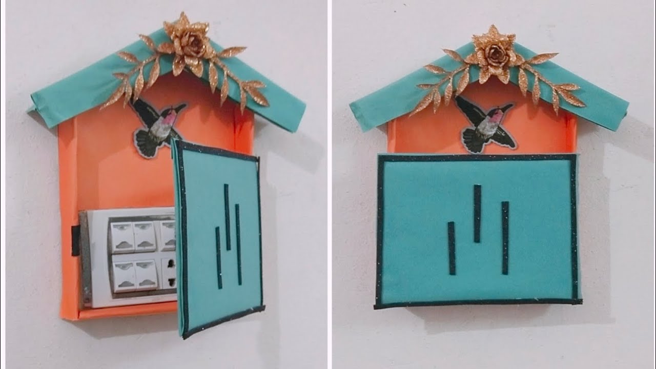 cover up your switch board for kids. 2 different ideas by