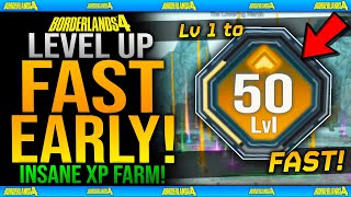Borderlands 4 BEST XP FARM EARLY - How To LEVEL Up FAST / Level 1 to 50 EASY - Xp &amp; Loot Farm Guide
