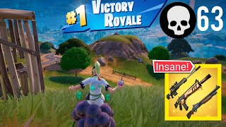 63 Elimination Solo vs Squads Wins Full Gameplay (Fortnite chapter 5 session 2)