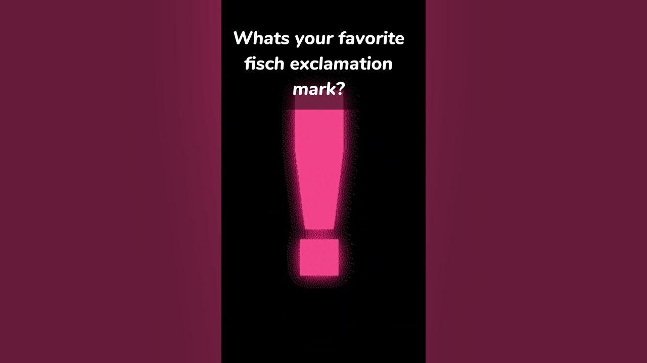Whats Your Favorite Fisch Exclamation Mark!? | Fisch Roblox. #Fisch #epicpenlol #roblox