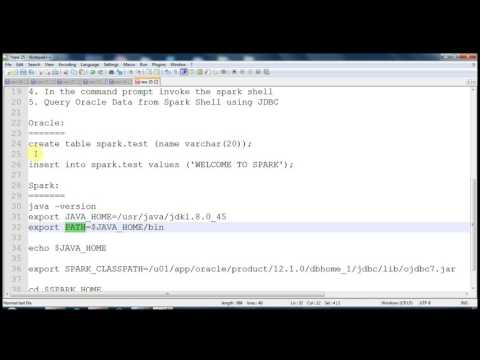 Query Oracle using Spark