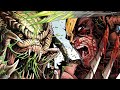 Predator fights Wolverine to the death