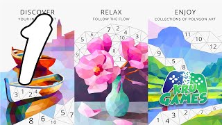 My Poly Art Diary Gameplay Walkthrough #1 (Android, IOS) screenshot 1