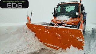 Extreme snow removal❄️1 meter | Deep snow plowing #asmr #snow #viral