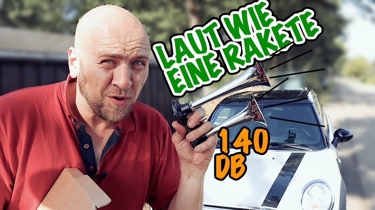 ✓ Auto Hupe EXTREM LAUT zum Passanten erschrecken  