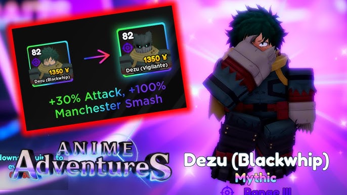 Dezu (Blackwhip) - Deku (Blackwhip), Anime Adventures Wiki