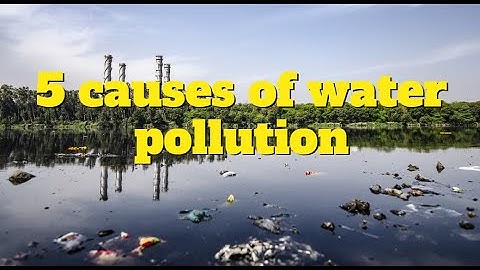 5 causes of water pollution. ।। water pollution.