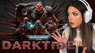 THIS GAME IS BETTER THAN I THOUGHT | Darktide Trailers, Gameplay and Music REACTION