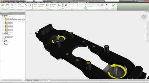 Анализ напряжения в AutoCad Invertor