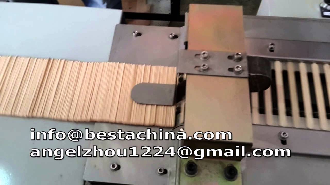 ICE CREAM STICK ORDER ARRANGING MACHINE