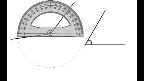 How to measure angles using a protractor - why does it have two sets of measurements?