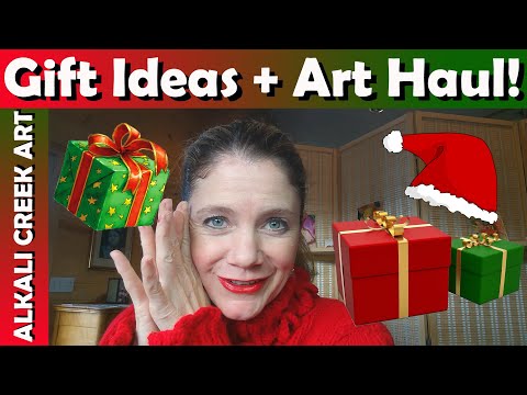 GIFT IDEAS for Artists and a BIG ART HAUL! | What to Buy in 2020