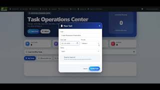 OPSTASKMAN - Requesting Task Approval