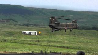CH-47 チヌーク ファストロープ fastrope JGSDF