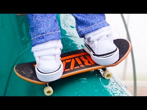 Finger Skateboard | Playground | Finger Skateboarding | Tech Deck | Finger boarding | Finger Shoes