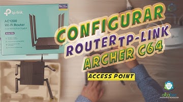 Como CONFIGURAR Router Tp-Link ARCHER C64 en Modo ACCESS POINT (Paso a Paso)