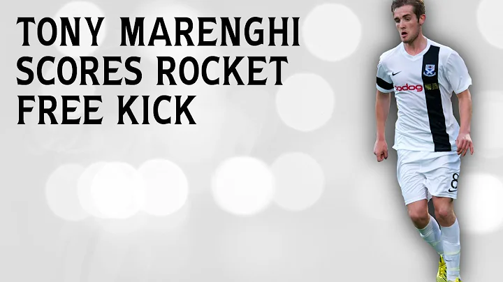 Tony Marenghi scores rocket free kick for United