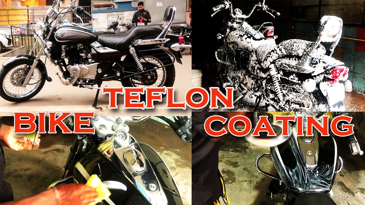 Bike Teflon Coating Rs 500 only for Foam Wash and Teflon