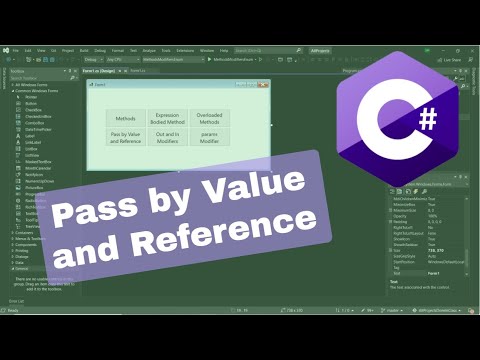 C# - Pass by value and pass by reference - YouTube